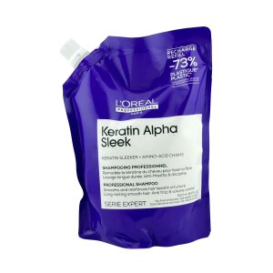 LOréal Serie Expert Keratin Alpha Sleek Shampoo Refill 500 ml