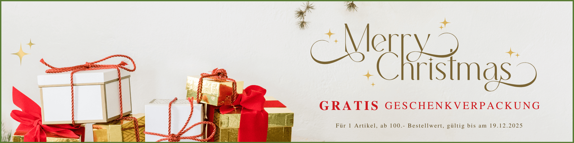 Weihnachten 2025 bei Belando - gratis Geschenkverpackung